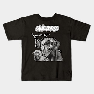 Cane Corso Heavy Metal Dog Lover Kids T-Shirt